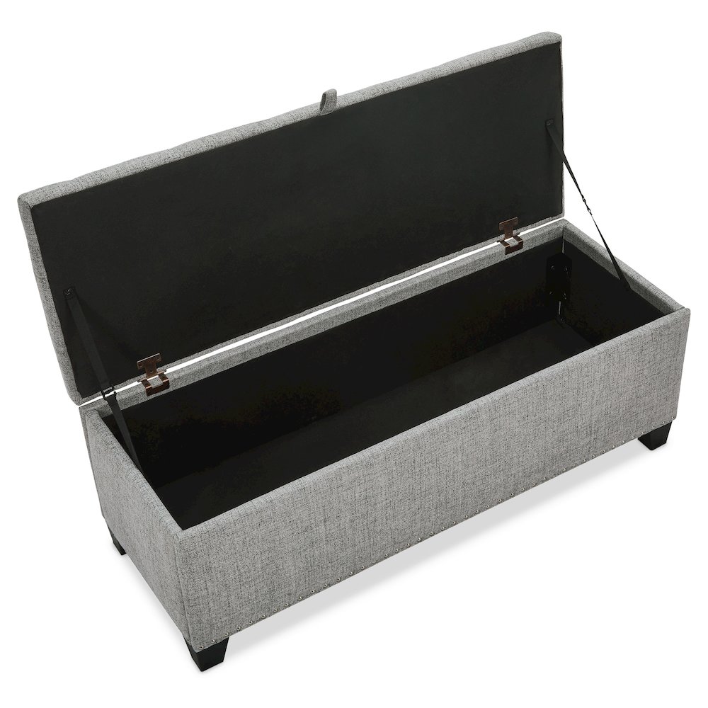 Furniture of America Ullan Storage Bench. Picture 3