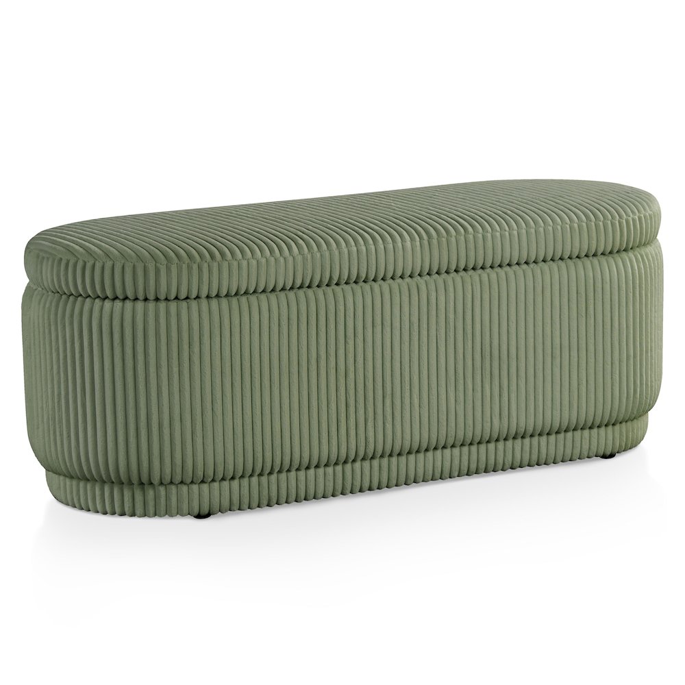 Furniture of America Lemmin Storage Bench. Picture 1