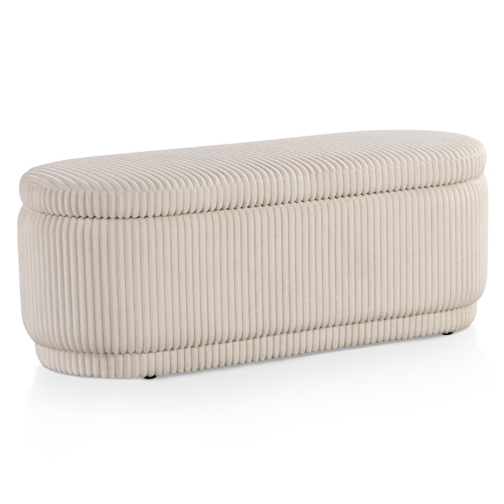 Furniture of America Lemmin Storage Bench. Picture 1