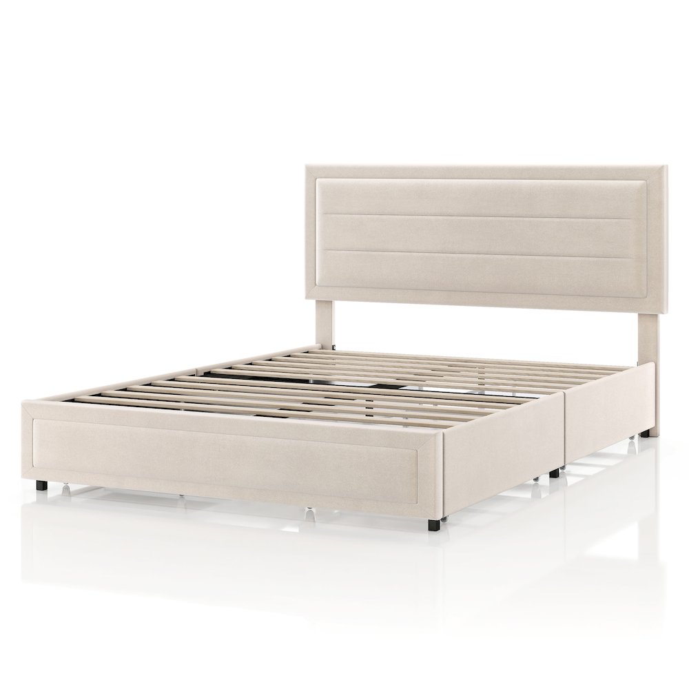 Furniture of America Ranney Bed with Side Storage. Picture 1