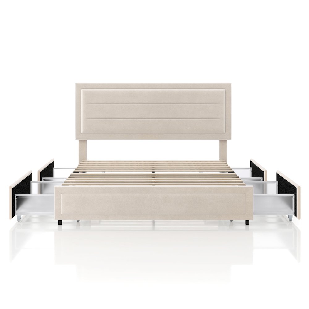 Furniture of America Ranney Bed with Side Storage. Picture 3