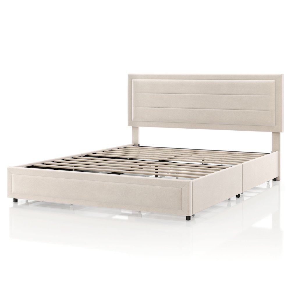 Furniture of America Ranney Bed with Side Storage. Picture 1