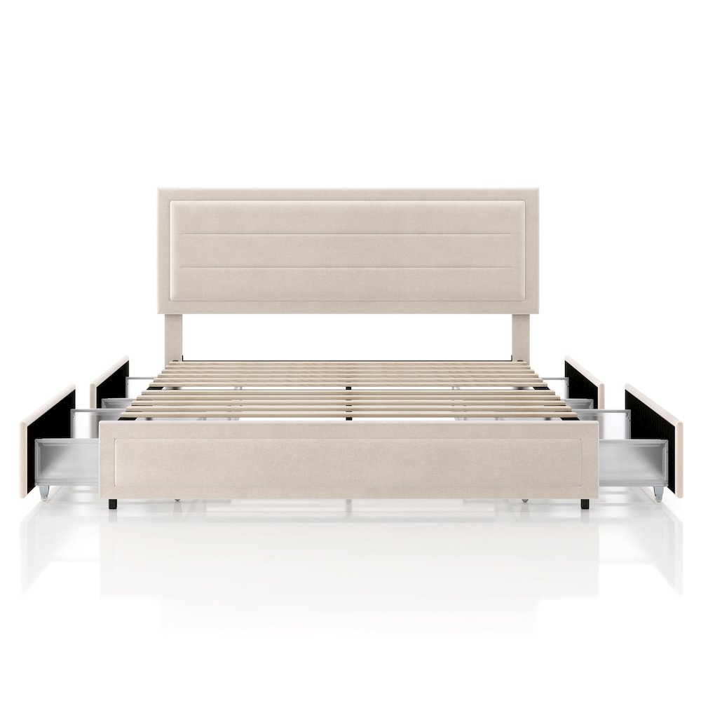 Furniture of America Ranney Bed with Side Storage. Picture 3