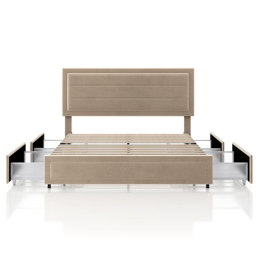 Furniture of America Ranney Bed with Side Storage. Picture 3