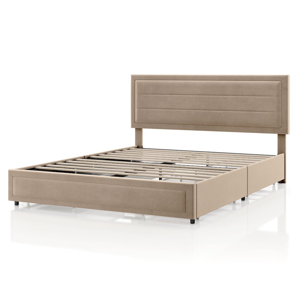 Furniture of America Ranney Bed with Side Storage. Picture 1
