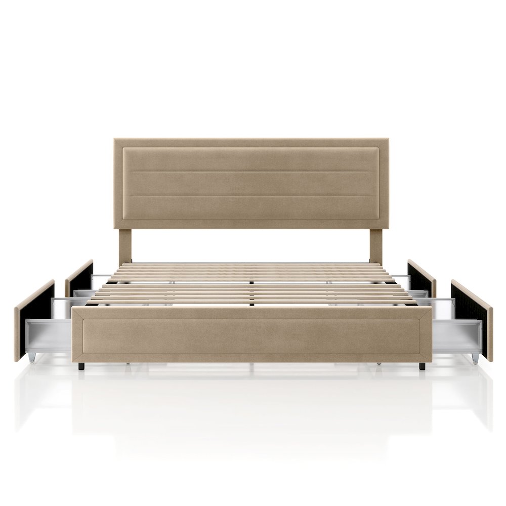 Furniture of America Ranney Bed with Side Storage. Picture 3