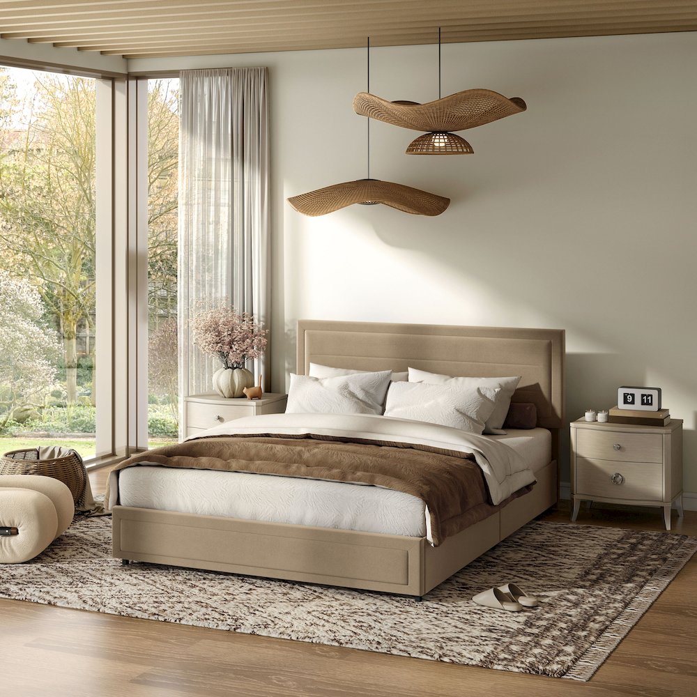 Furniture of America Ranney Bed with Side Storage. Picture 4