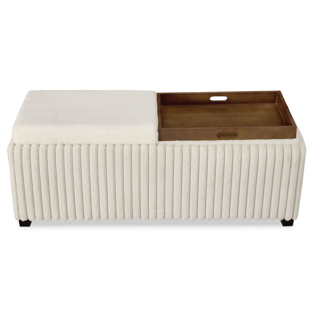 Furniture of America Benswick Storage Ottoman Bench. Picture 2