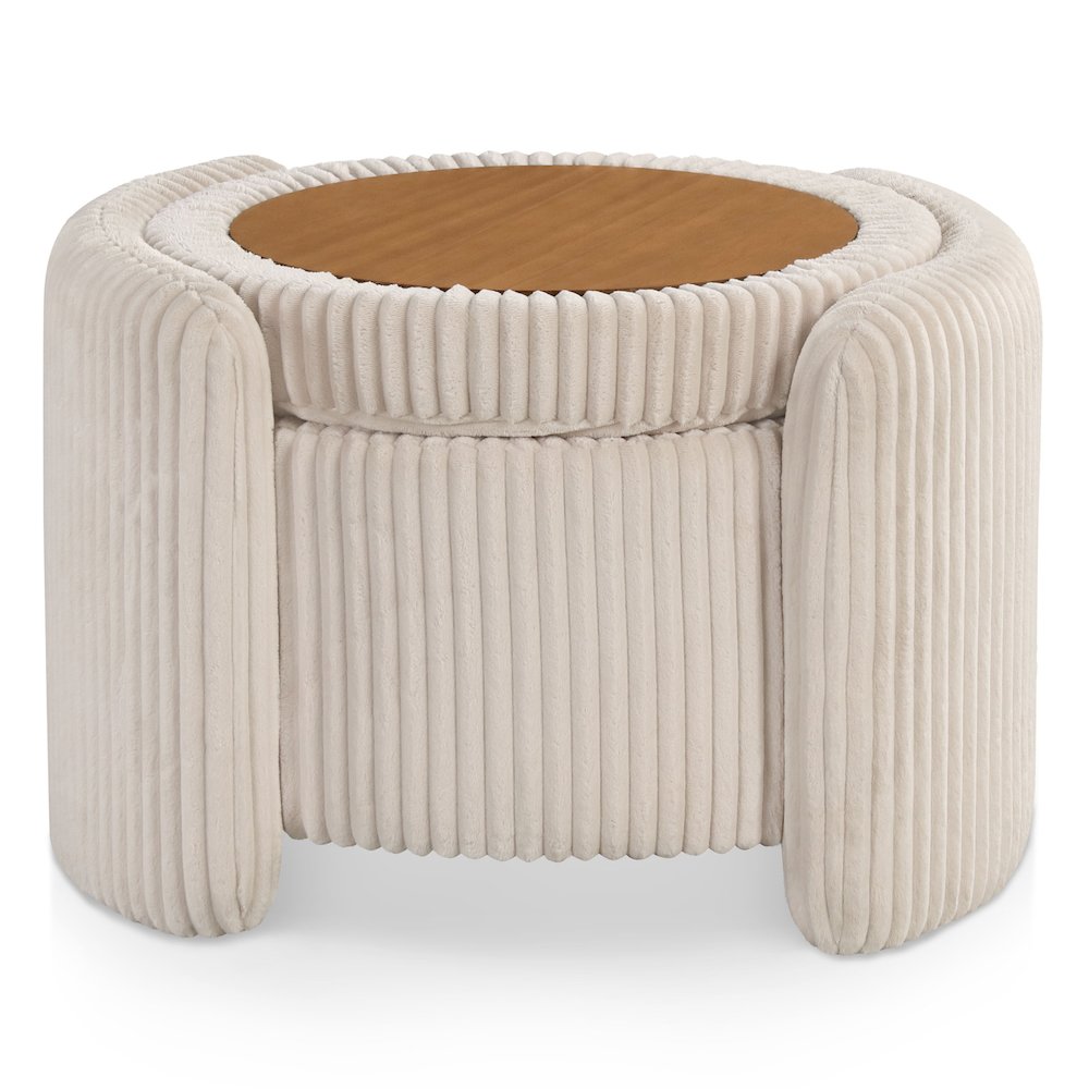 Furniture of America Venner Ottoman with Hidden Storage. Picture 2