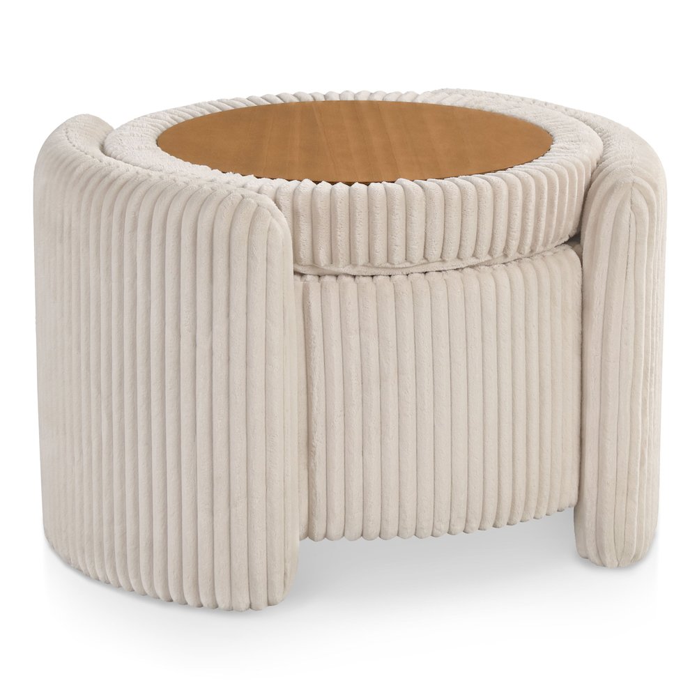 Furniture of America Venner Ottoman with Hidden Storage. Picture 3