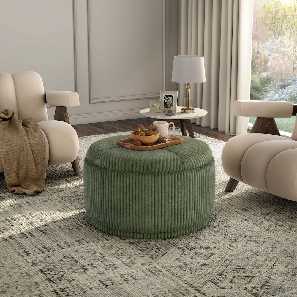 Furniture of America Curran Storage Ottoman. Picture 4