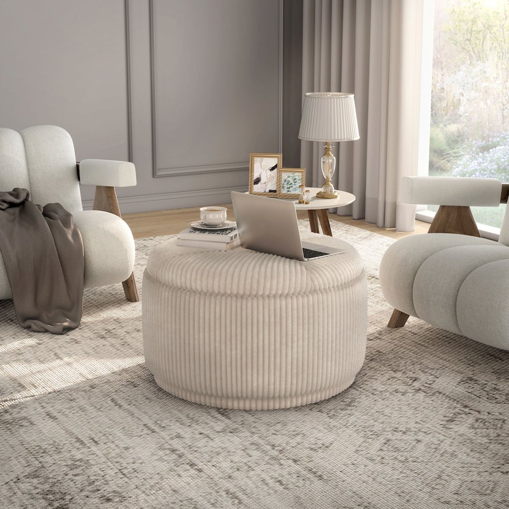 Furniture of America Curran Storage Ottoman. Picture 4