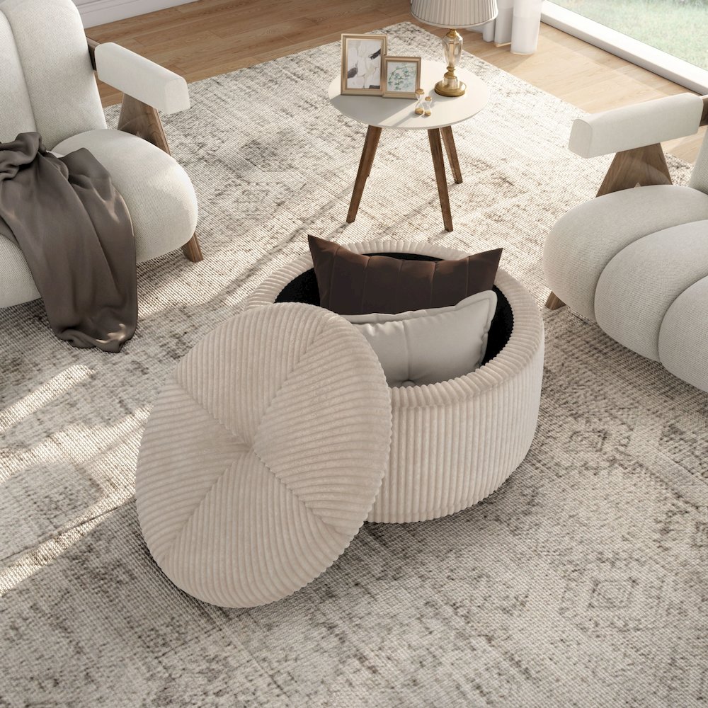 Furniture of America Curran Storage Ottoman. Picture 5