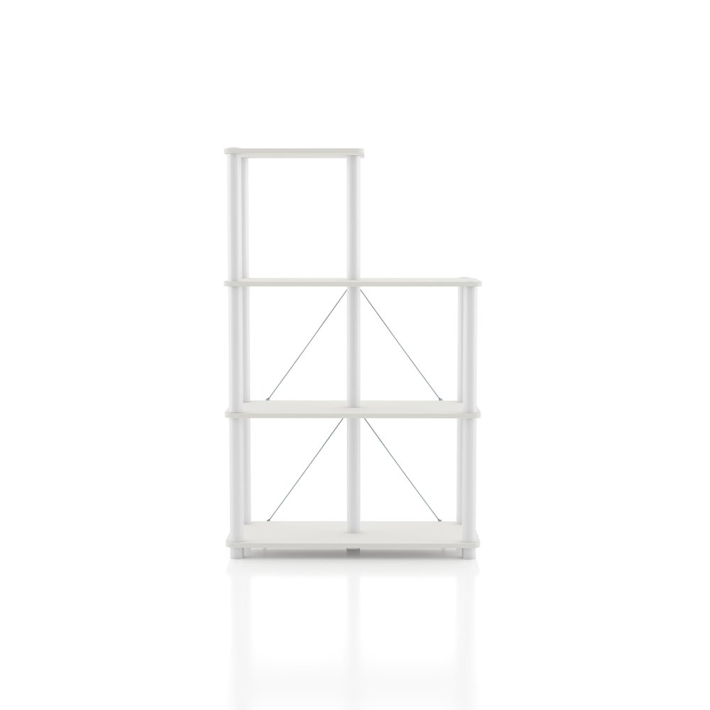 Seni 3-Tier 27-Inch Shelves Wood Open Bookcase. Picture 6