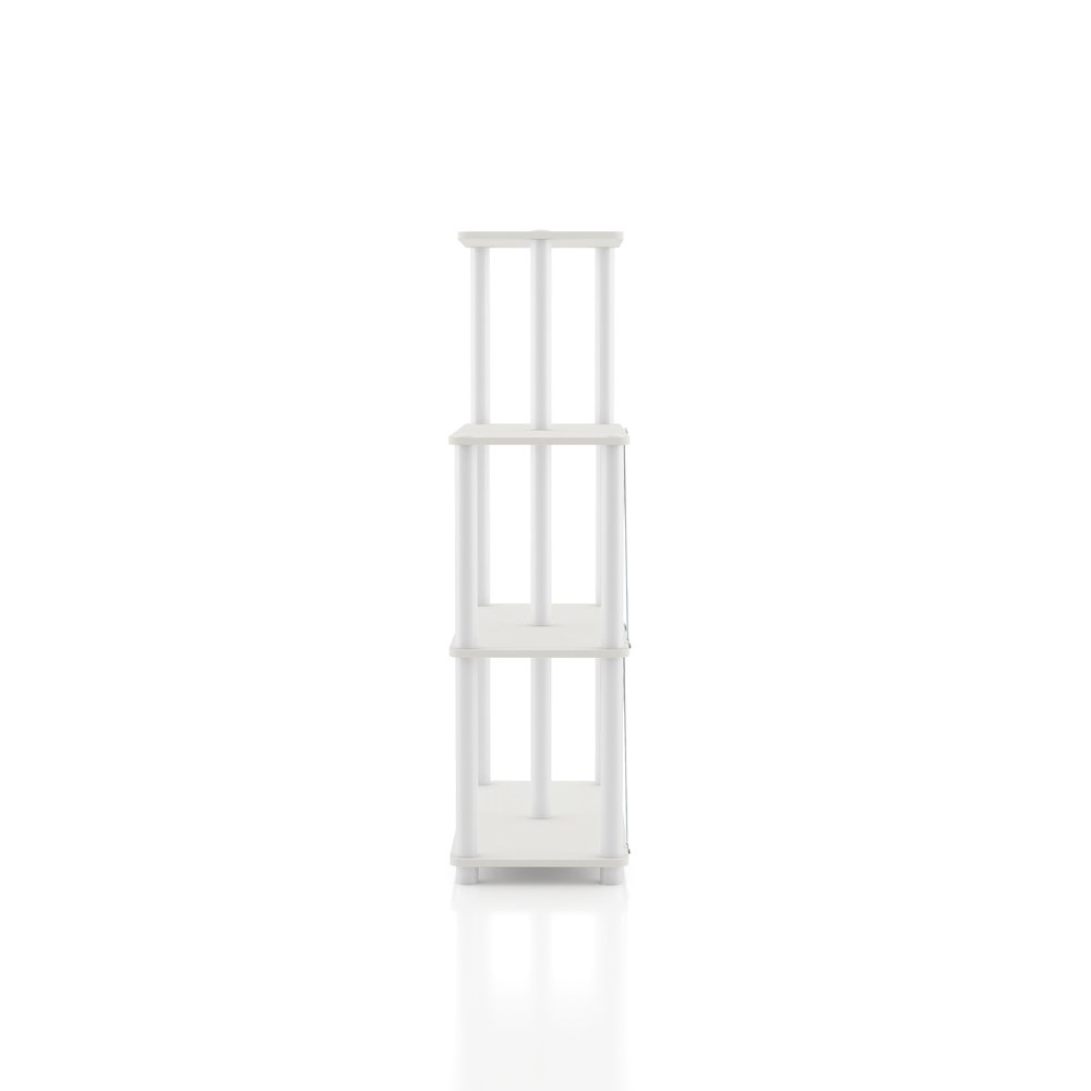Seni 3-Tier 27-Inch Shelves Wood Open Bookcase. Picture 7