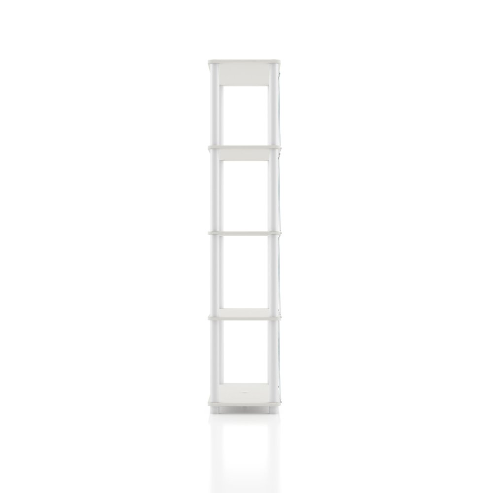 Seni 5-Tier 27-Inch Shelves Wood Open Bookcase. Picture 3