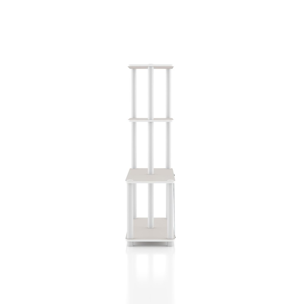 Seni 3-Cube Shelves Wood Open Bookcase. Picture 8