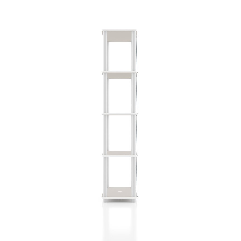 Seni 5-Tier 27-Inch Shelves Wood Open Bookcase. Picture 3