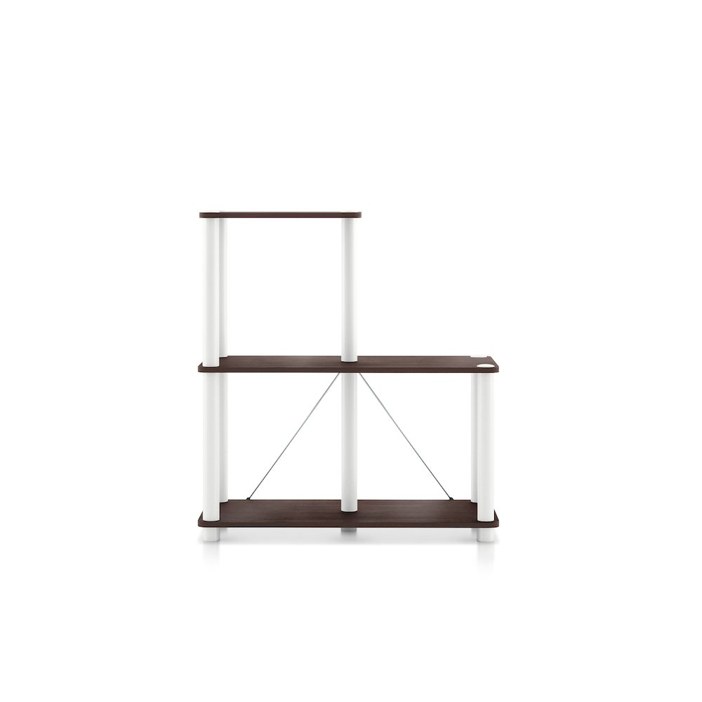 Seni 3-Cube Shelves Wood Open Bookcase. Picture 2