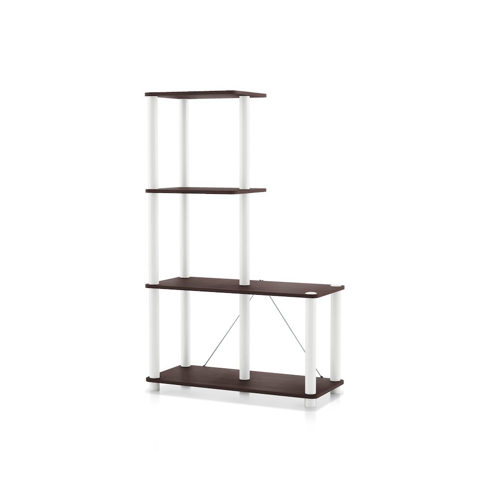 Seni 3-Cube Shelves Wood Open Bookcase. Picture 5