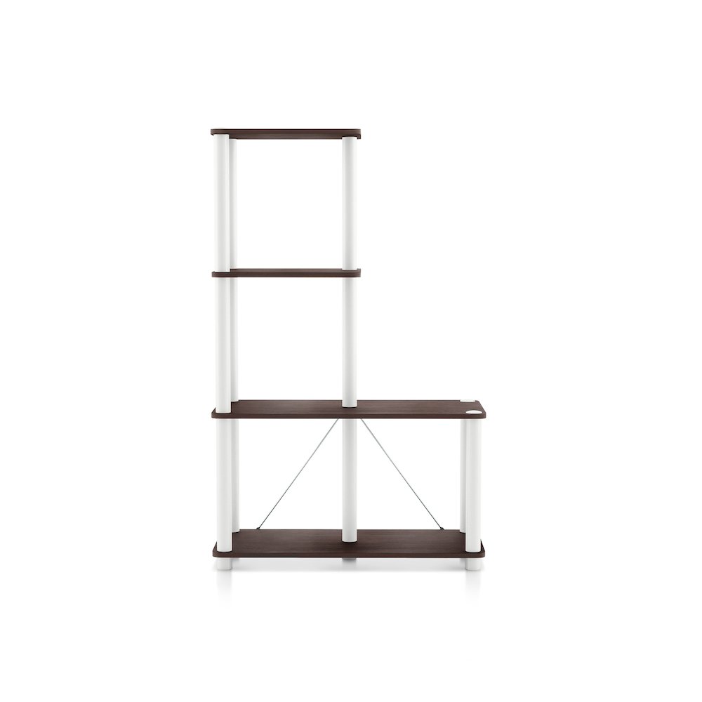 Seni 3-Cube Shelves Wood Open Bookcase. Picture 7