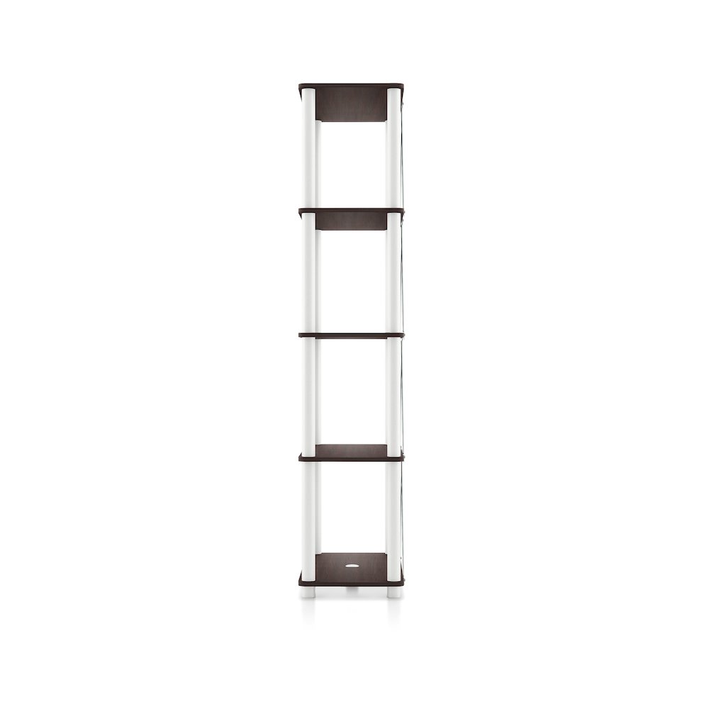 Seni 5-Tier 27-Inch Shelves Wood Open Bookcase. Picture 3