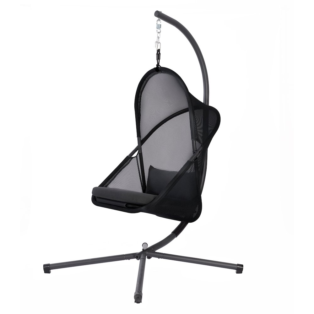 Sway UV-Resistant Foldable Patio Swing Chair with Stand. Picture 3