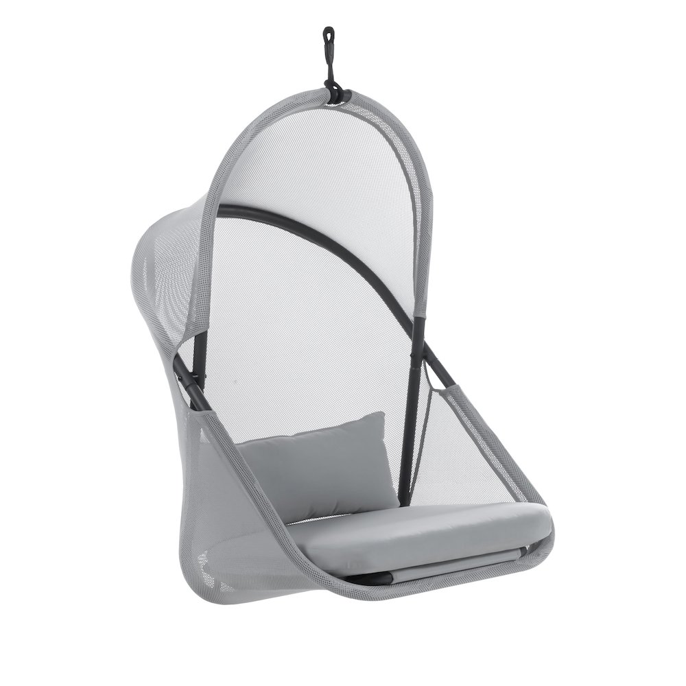 Sway UV-Resistant Foldable Patio Swing Chair with Cushions. Picture 1