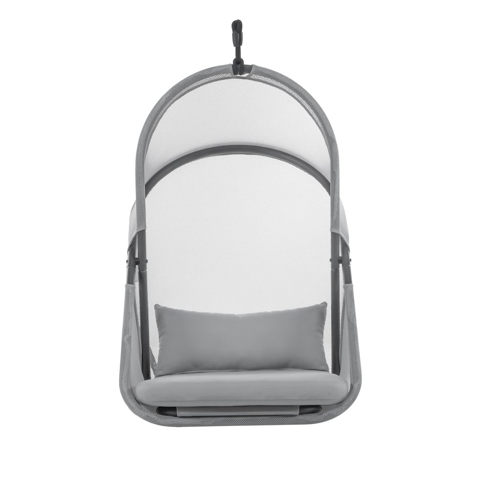 Sway UV-Resistant Foldable Patio Swing Chair with Cushions. Picture 3
