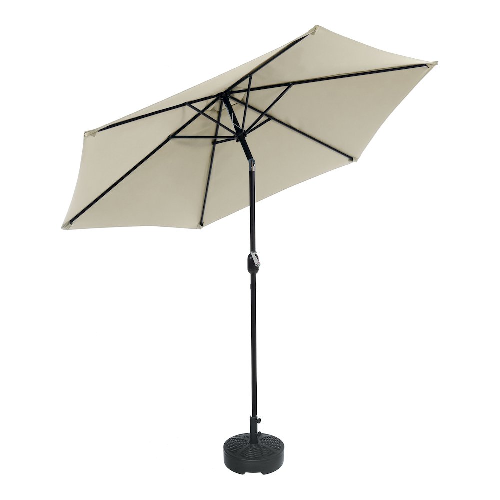 Skua Modern Round Tilting Patio Umbrella with Base Included. Picture 2