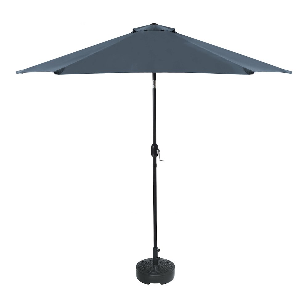Skua Modern Round Tilting Patio Umbrella with Base Included. Picture 1