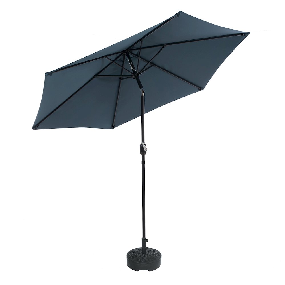 Skua Modern Round Tilting Patio Umbrella with Base Included. Picture 3