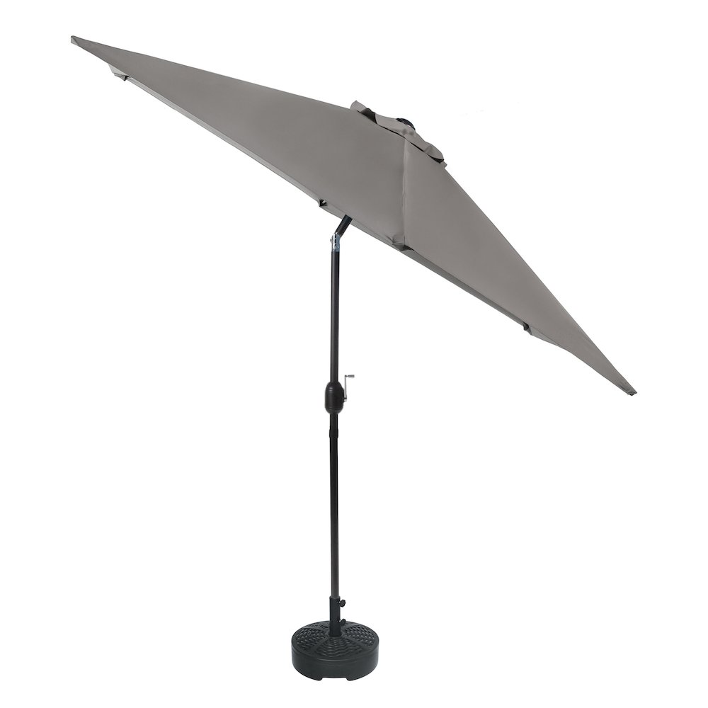 Skua Modern Round Tilting Patio Umbrella with Base Included. Picture 2