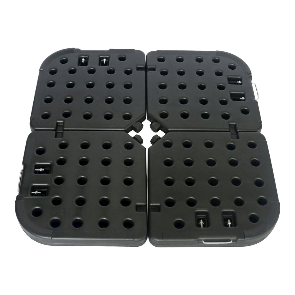 Tengram Black Plastic Patio Cantilever Umbrella Base. Picture 1