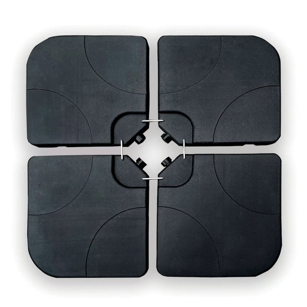 Tengram Black Plastic Patio Cantilever Umbrella Base. Picture 2