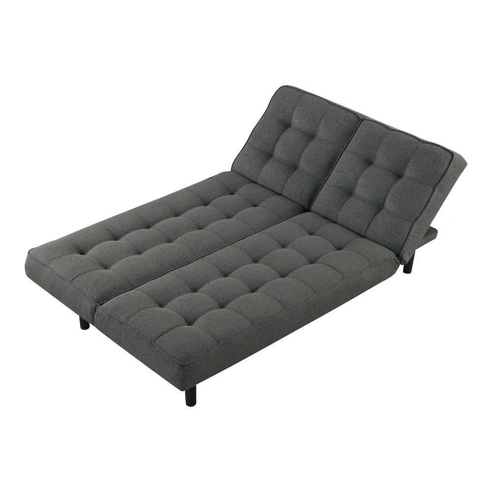 Willen Wood Frame Fabric Futon Sofa Bed. Picture 2