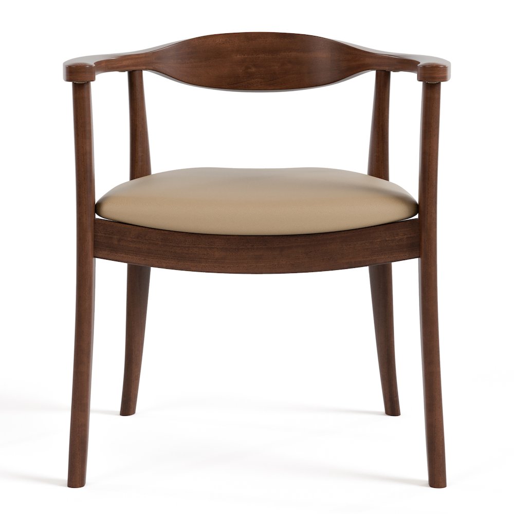 Ralmon Rich Walnut Solid Wood Dining Chair (Set of 2). Picture 2