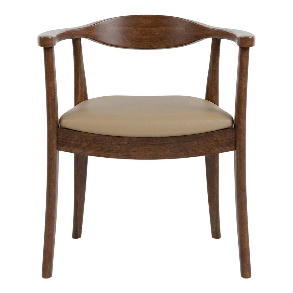 Rich Walnut Solid Wood Dining Chairs (Set of 2) with Comfortable Seating. Picture 6