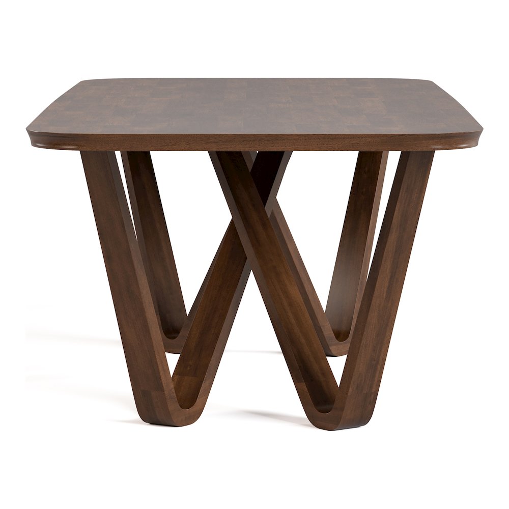 Ralmon Rich Walnut Solid Wood Dining Table. Picture 3