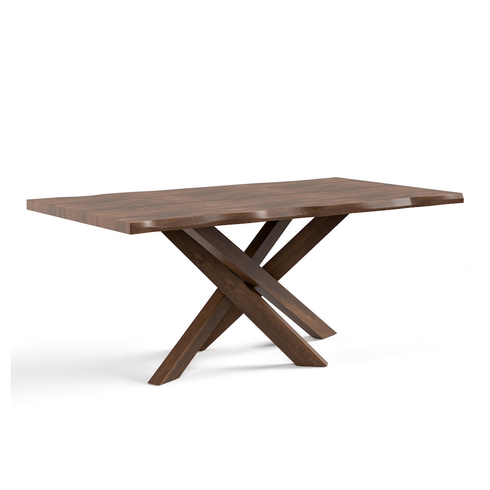 Pascan Rich Walnut Solid Wood Dining Table. Picture 2