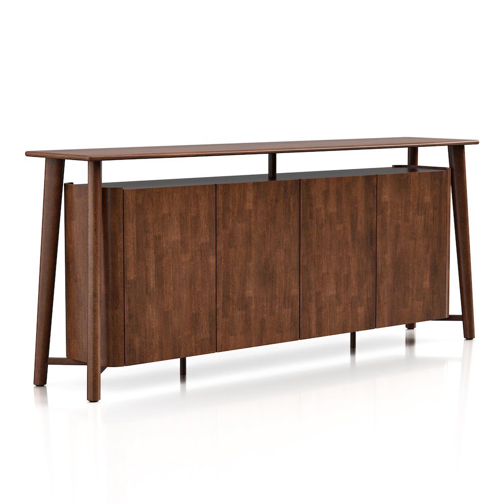 Abigail IV Rich Walnut Solid Wood Dining Server. Picture 1