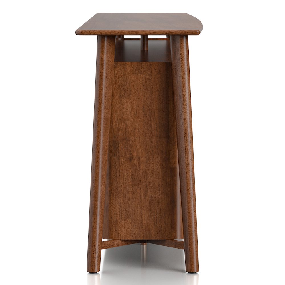 Abigail IV Rich Walnut Solid Wood Dining Server. Picture 3