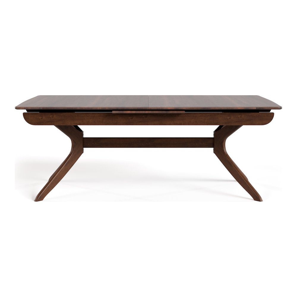 Abigail IV Rich Walnut Solid Wood Dining Table. Picture 2