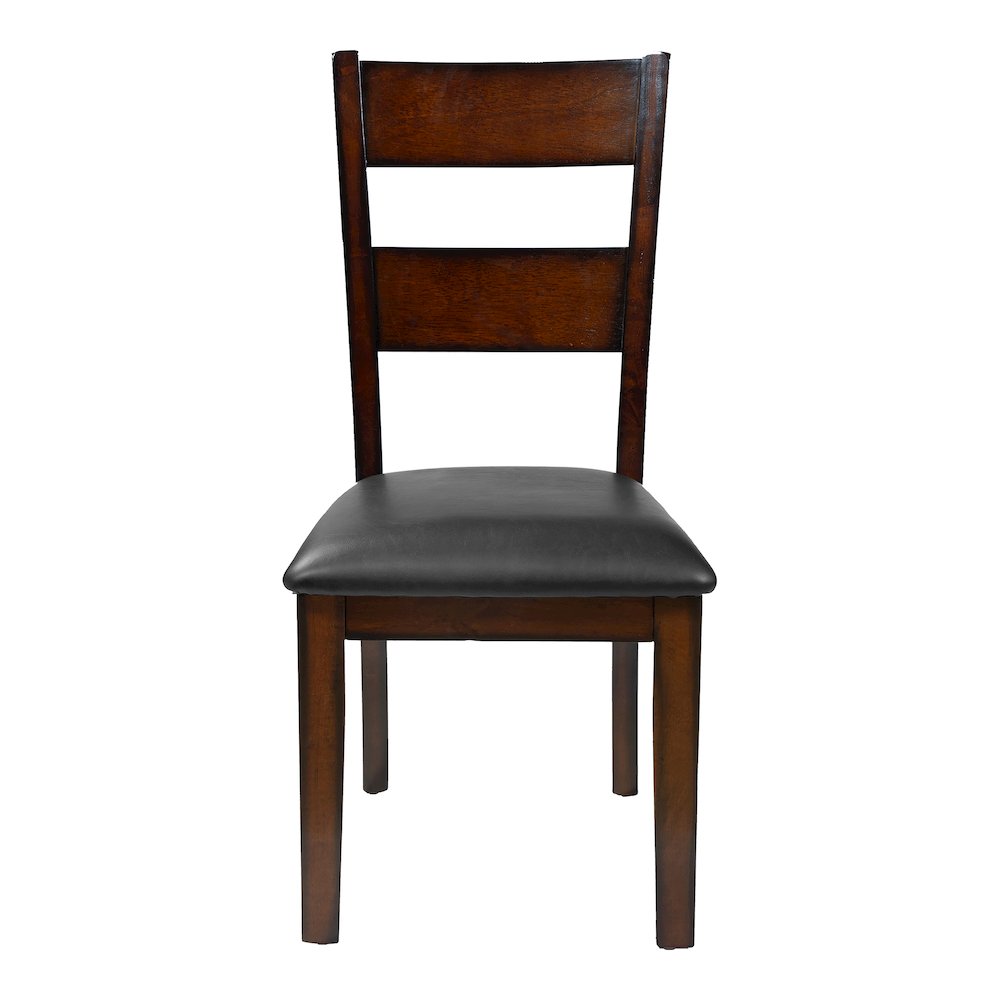 Arlen Wood Dining Chair in Dark Cherry (Set of 2). Picture 2