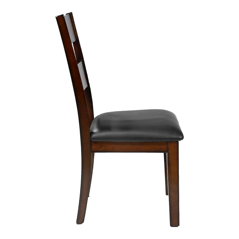 Arlen Wood Dining Chair in Dark Cherry (Set of 2). Picture 3
