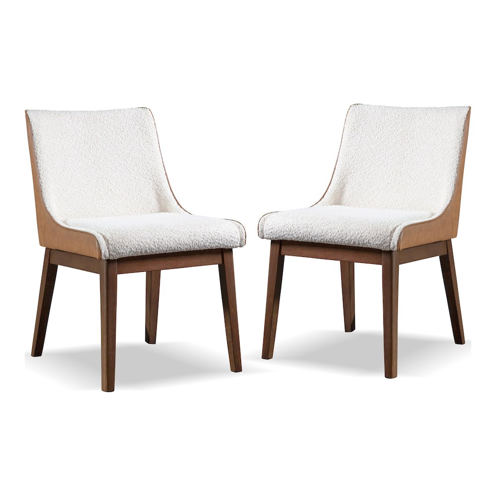 Lysander Walnut Solid Wood Dining Chairs (Set of 2). Picture 1
