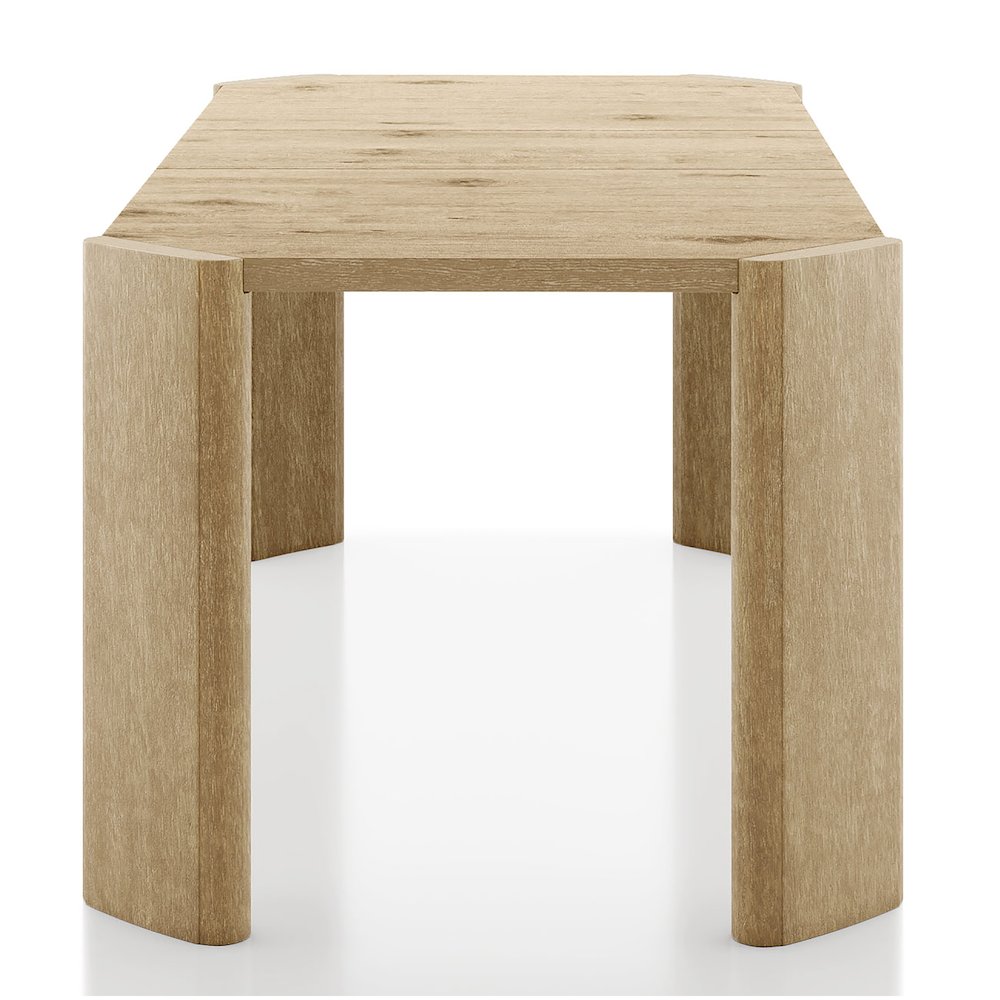 Hallond Solid Wood Expandable Dining Table in Oak. Picture 3