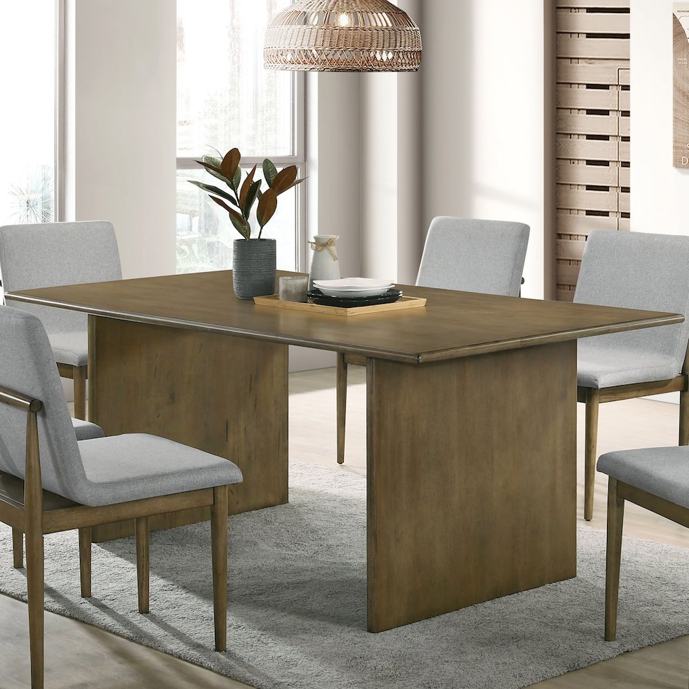 Alto Solid Wood Dining Table in Natural. Picture 2
