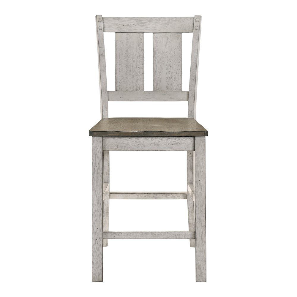 Huntington Wood Counter Chair in Cremini Brown (Set of 2). Picture 2