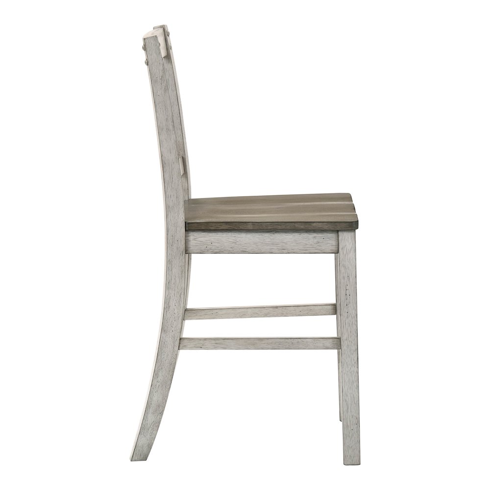 Huntington Wood Counter Chair in Cremini Brown (Set of 2). Picture 3